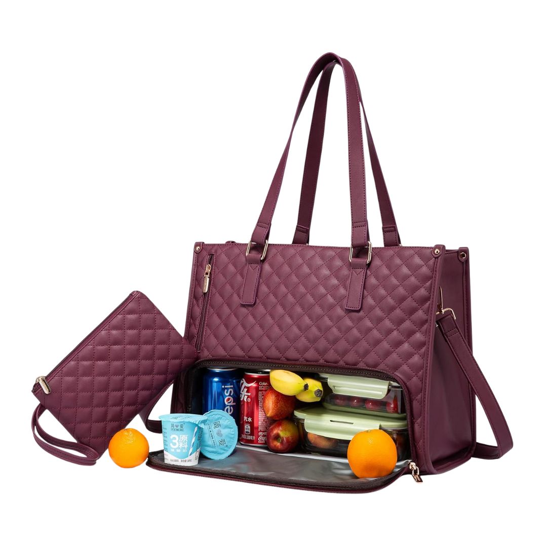 ChicCarry™ – Large Insulated Lunch Tote Purse for Women