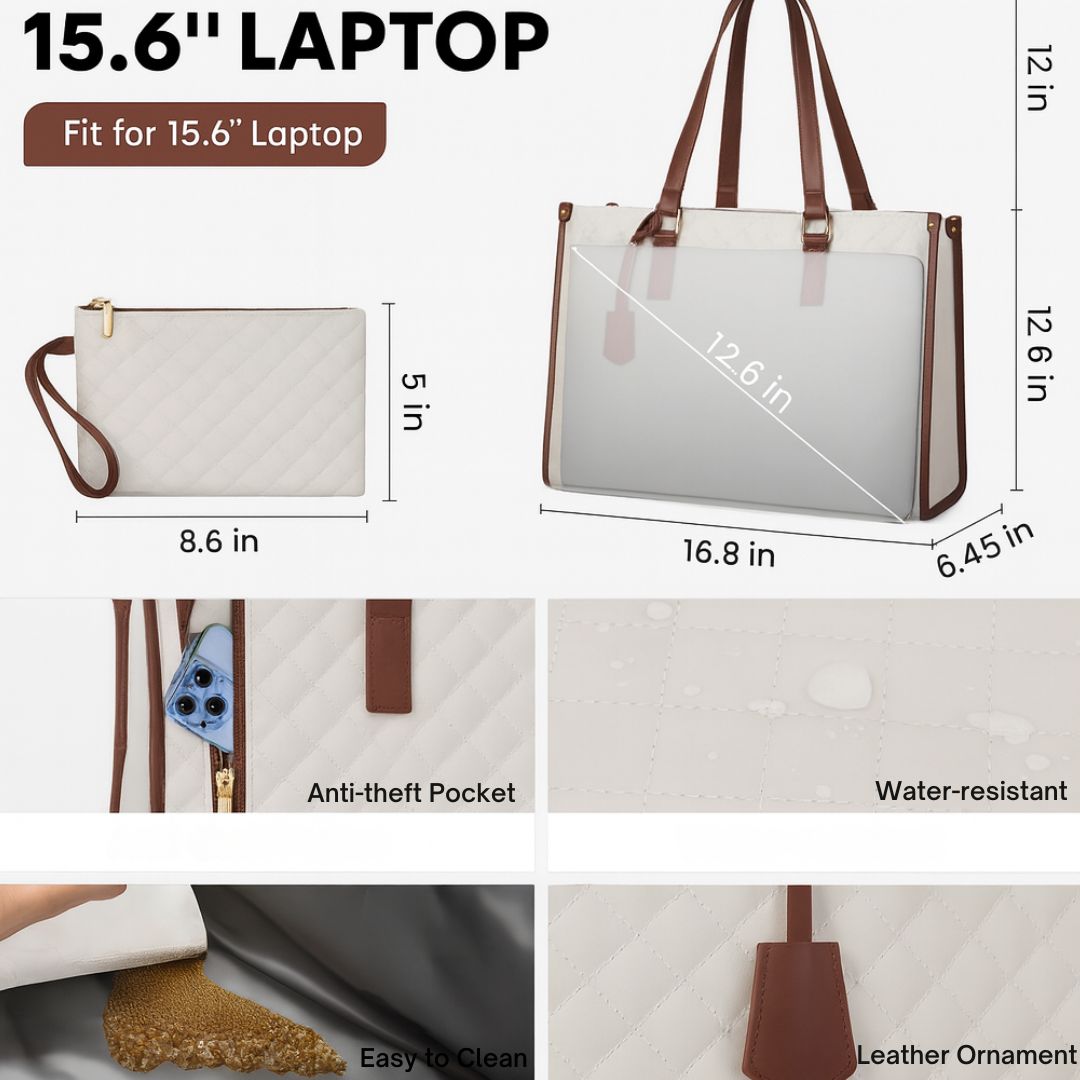 ChicCarry™ – Large Insulated Lunch Tote Purse for Women