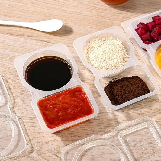 SaucyGo™ – Portable Disposable Sauce Cups with Lids
