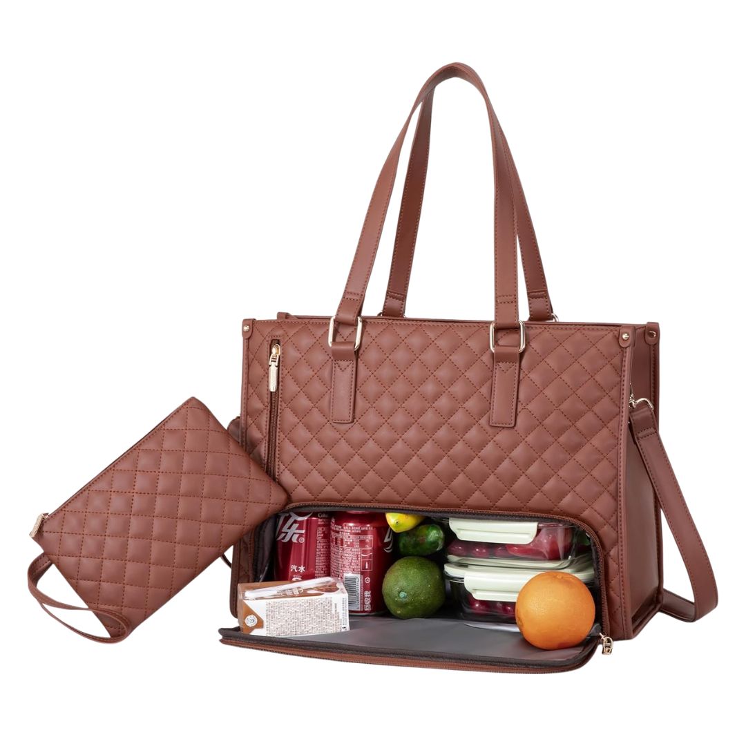 ChicCarry™ – Large Insulated Lunch Tote Purse for Women
