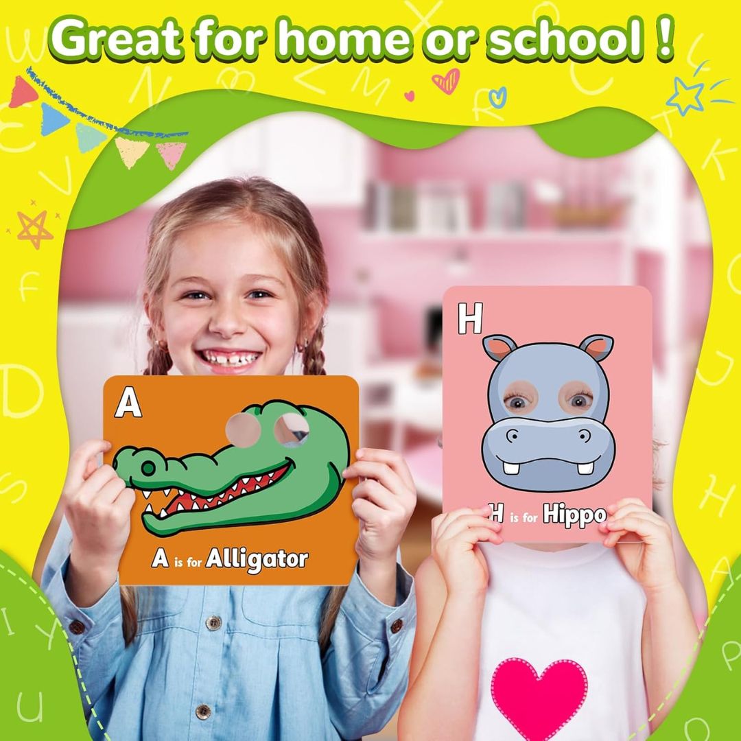 AlphaZoo™ – 26 Animal Alphabet Learning Flash Cards