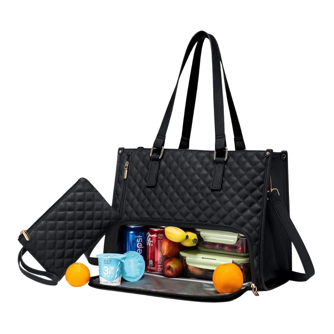 ChicCarry™ – Large Insulated Lunch Tote Purse for Women
