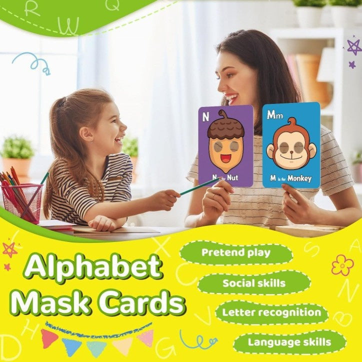 26 Animal Alphabet Learning Toy Cards