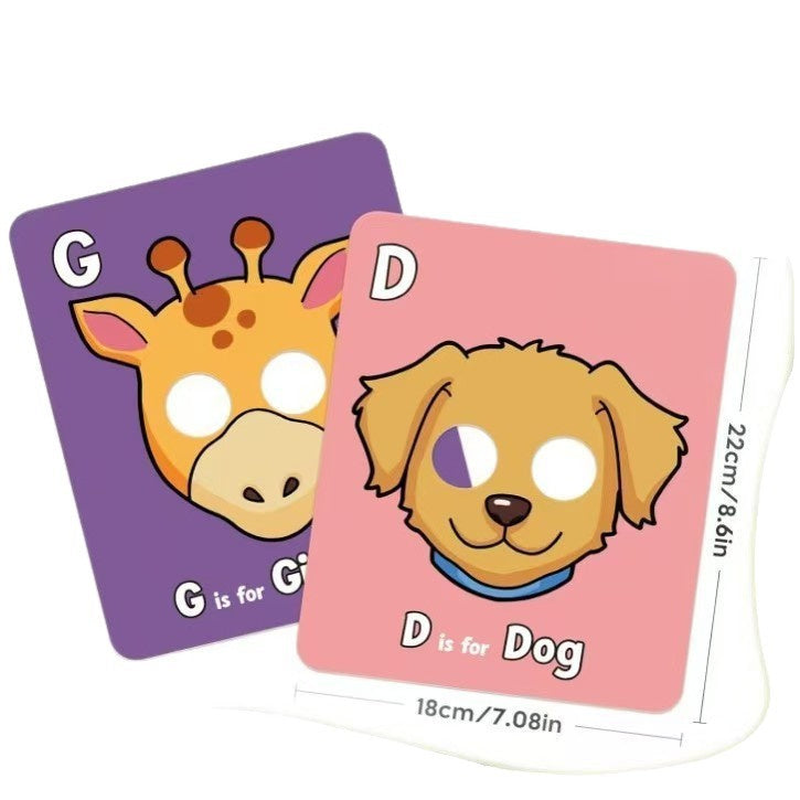 26 Animal Alphabet Learning Toy Cards