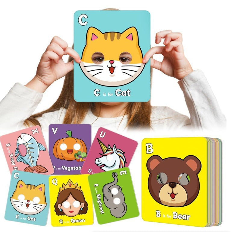 26 Animal Alphabet Learning Toy Cards